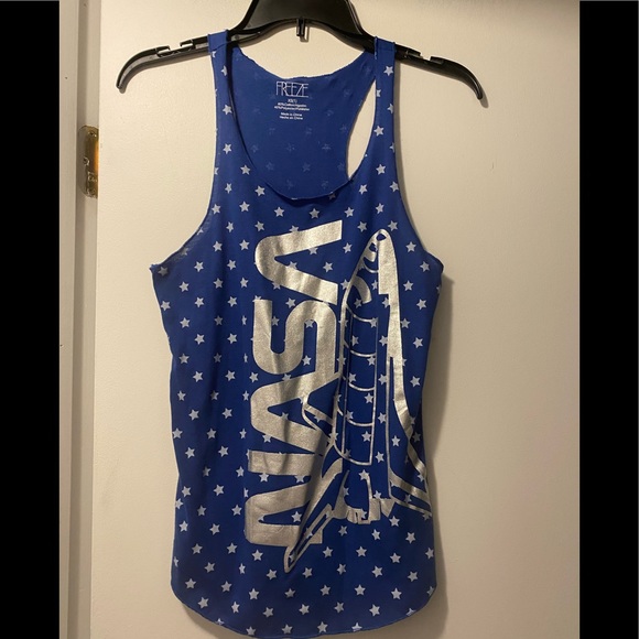Freeze Tops - ⚫️- New NASA tank top oversized XS